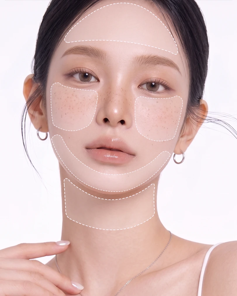 페이스와 목을 함께 다루는 시술 범위